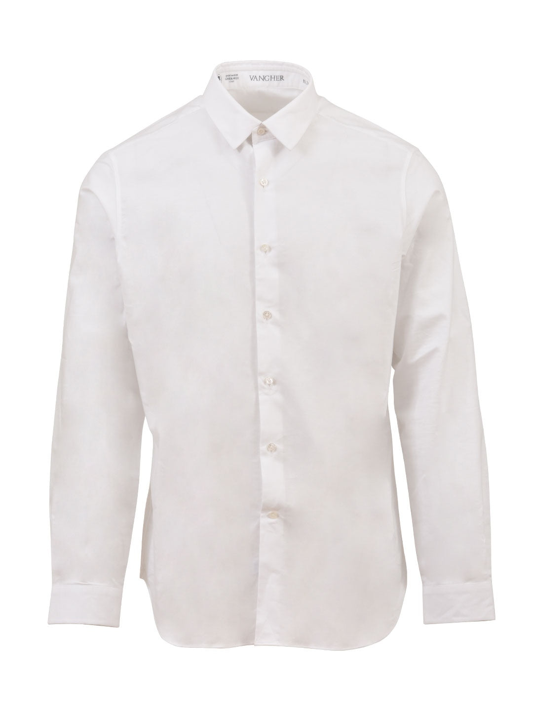 VANGHER-OUTLET-SALE-White Oxford Shirt-ARCHIVIST