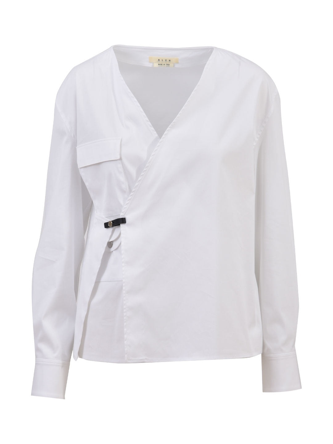 ALYX-OUTLET-SALE-White Wrap Shirt-ARCHIVIST