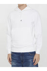 Cp Company-OUTLET-SALE-White cotton hoodie-ARCHIVIST