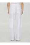 JIL SANDER-OUTLET-SALE-White cotton pants-ARCHIVIST