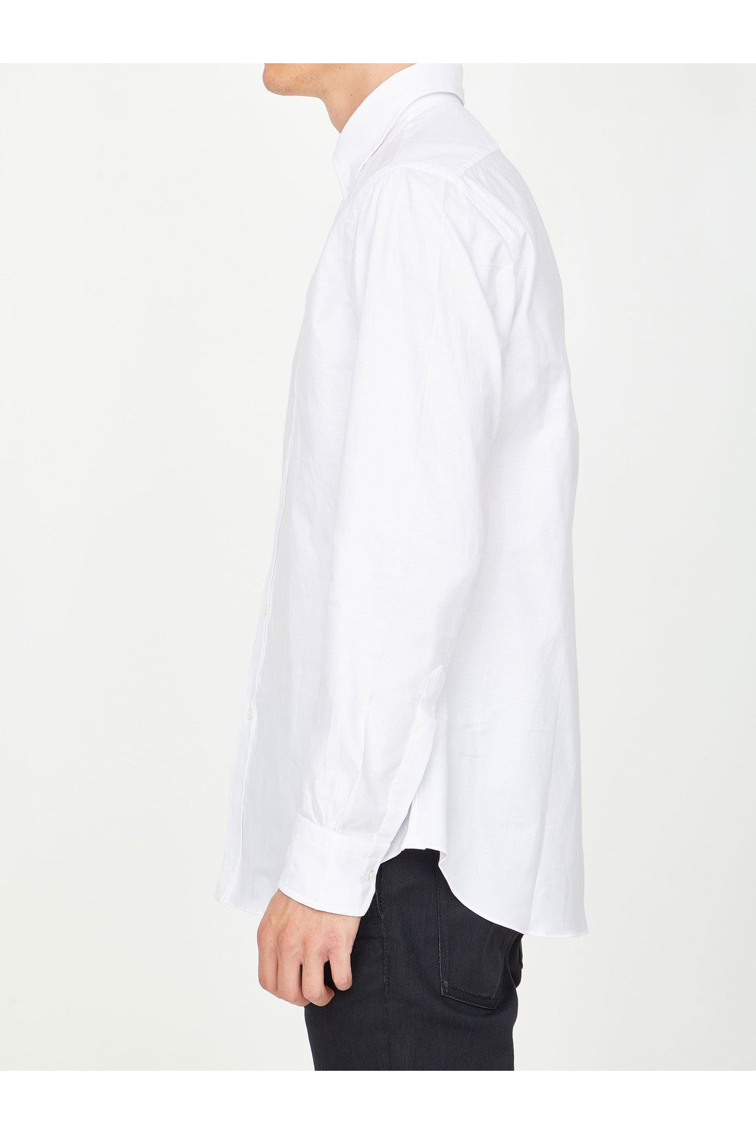 SALVATORE PICCOLO-OUTLET-SALE-White cotton shirt-ARCHIVIST