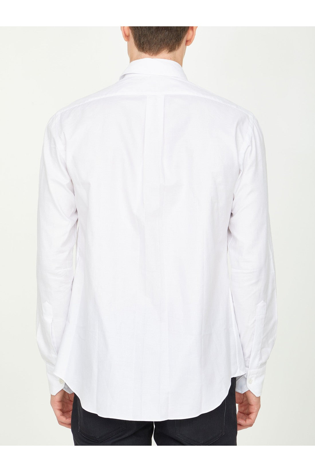 SALVATORE PICCOLO-OUTLET-SALE-White cotton shirt-ARCHIVIST