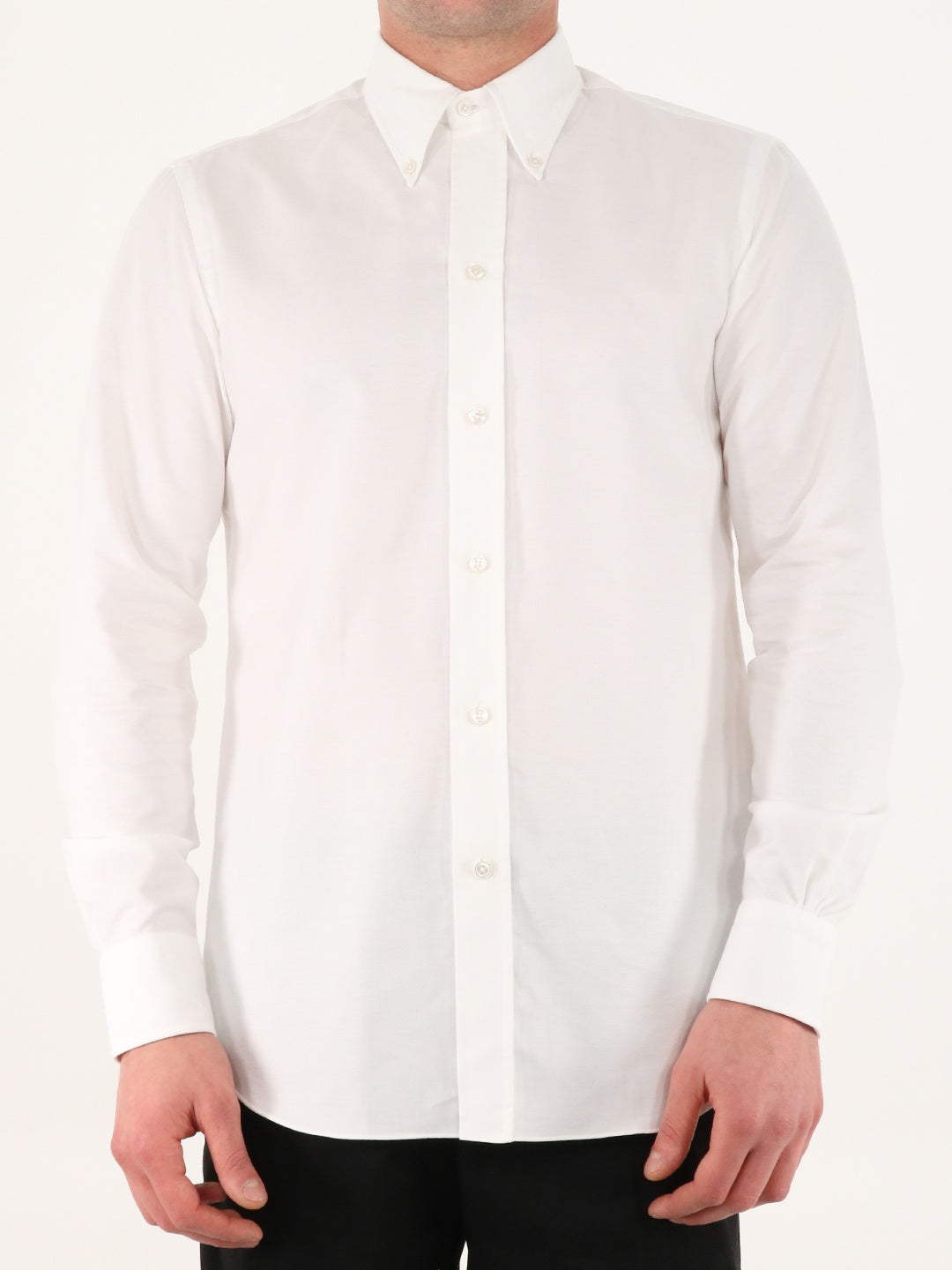 SALVATORE PICCOLO-OUTLET-SALE-White cotton shirt-ARCHIVIST