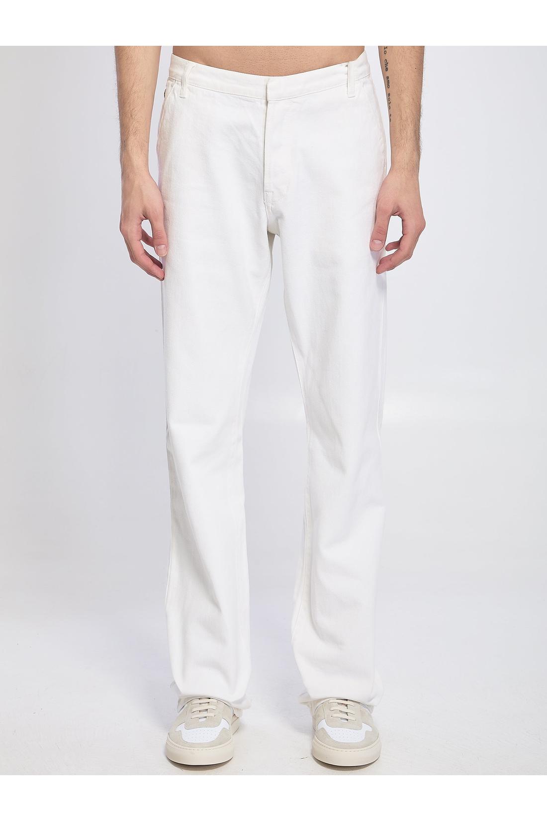 Paciotti-OUTLET-SALE-White jeans-ARCHIVIST