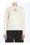 Moncler Willow Smith-OUTLET-SALE-White wool sweater-ARCHIVIST