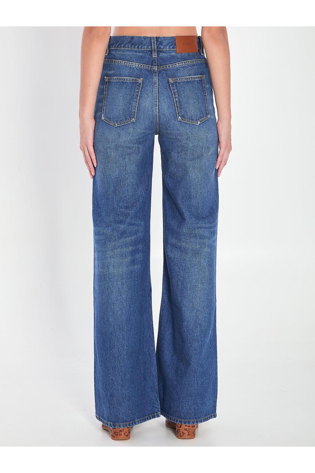 Chloé-OUTLET-SALE-Wide-leg Jeans-ARCHIVIST