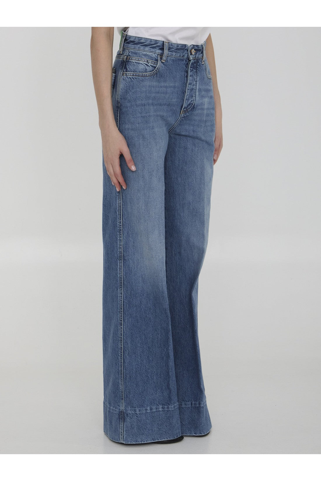 BOTTEGA VENETA-OUTLET-SALE-Wide-leg jeans-ARCHIVIST