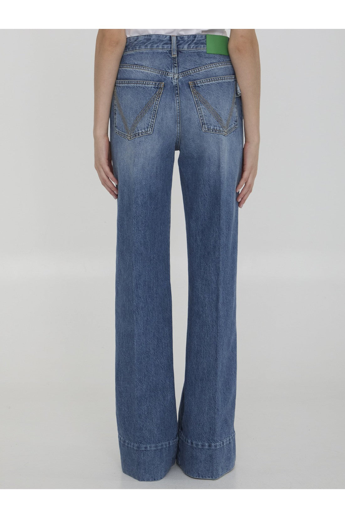 BOTTEGA VENETA-OUTLET-SALE-Wide-leg jeans-ARCHIVIST