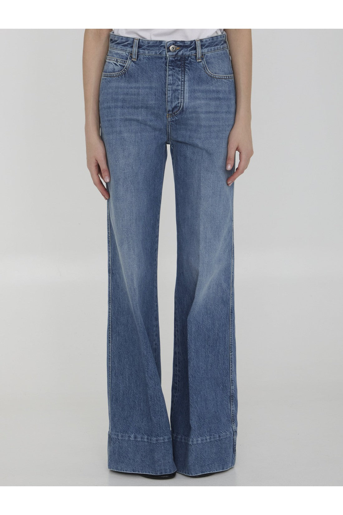 BOTTEGA VENETA-OUTLET-SALE-Wide-leg jeans-ARCHIVIST