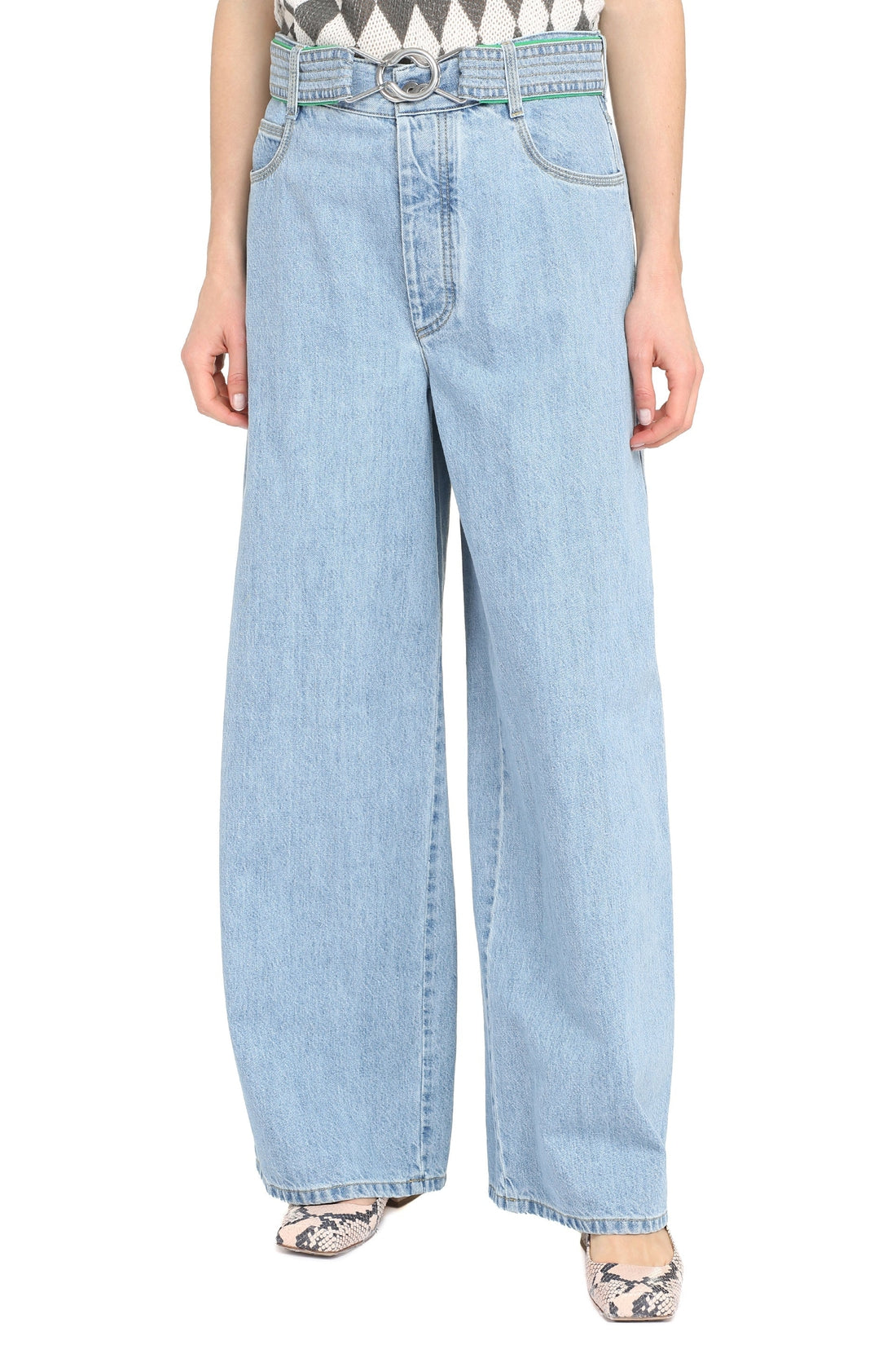 Bottega Veneta-OUTLET-SALE-Wide-leg jeans-ARCHIVIST