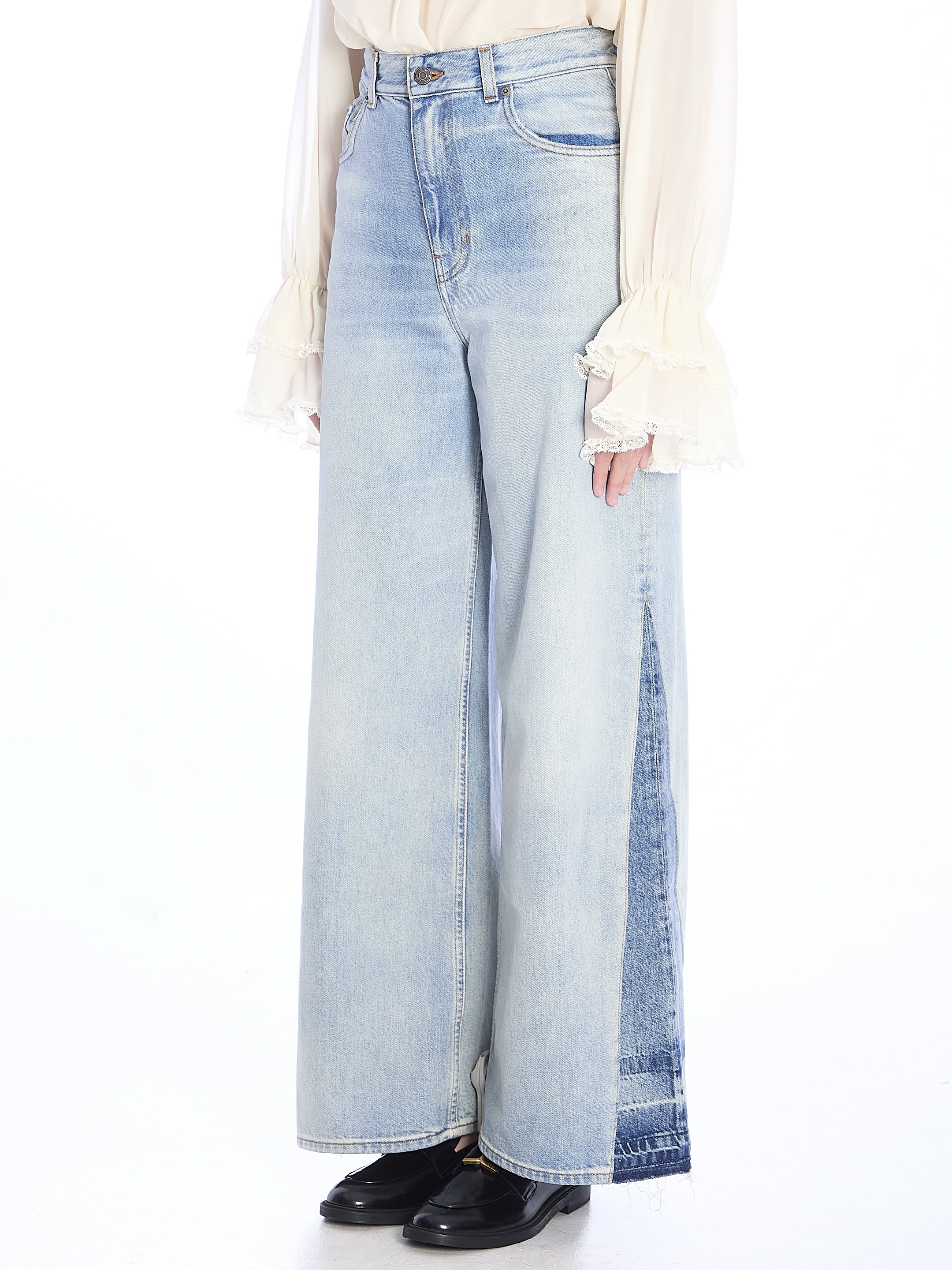 CHLOE-OUTLET-SALE-Wide-leg jeans-ARCHIVIST