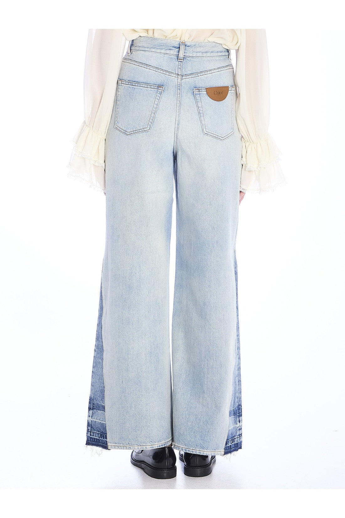 CHLOE-OUTLET-SALE-Wide-leg jeans-ARCHIVIST