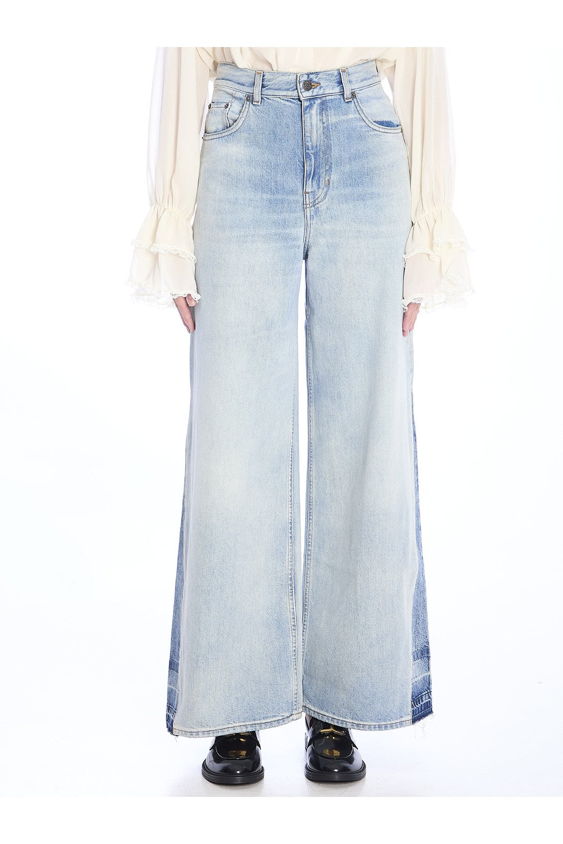 CHLOE-OUTLET-SALE-Wide-leg jeans-ARCHIVIST