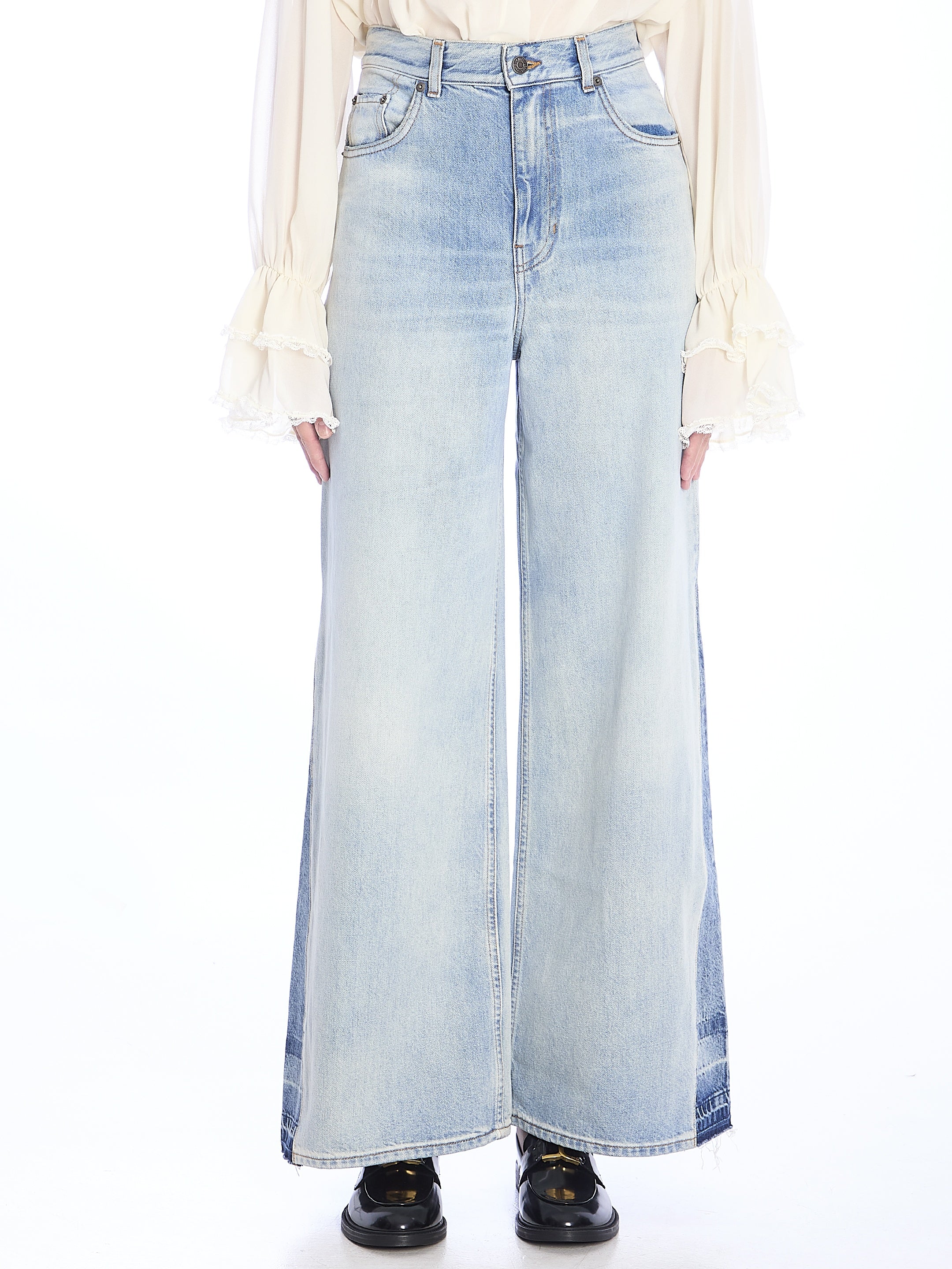 CHLOE-OUTLET-SALE-Wide-leg jeans-ARCHIVIST