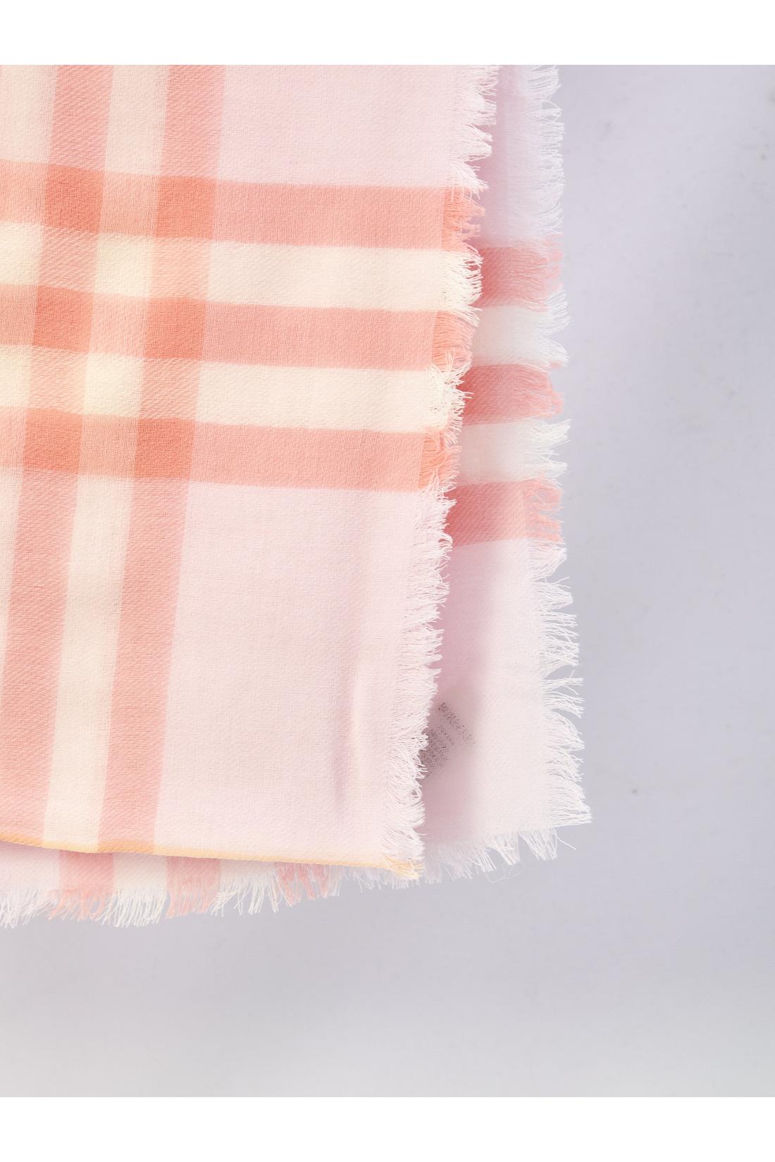 Burberry-OUTLET-SALE-Wide wool Check scarf-ARCHIVIST