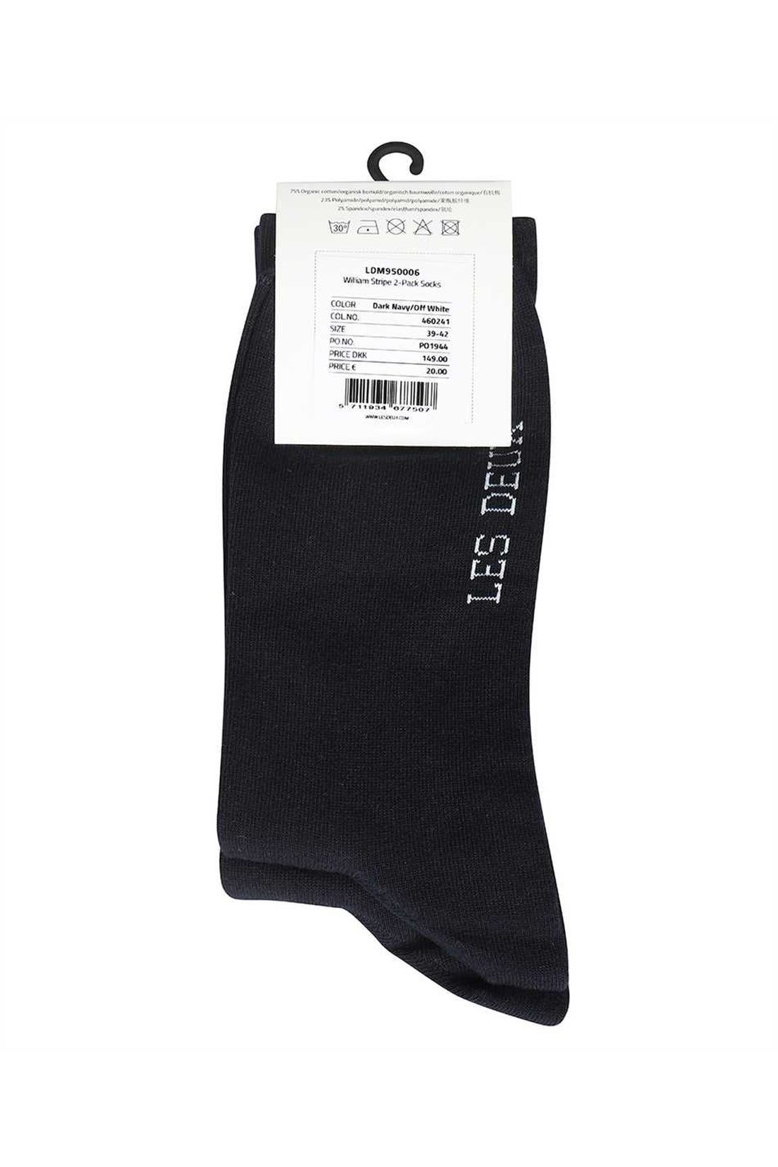 Les Deux-OUTLET-SALE-William logo cotton blend socks-ARCHIVIST