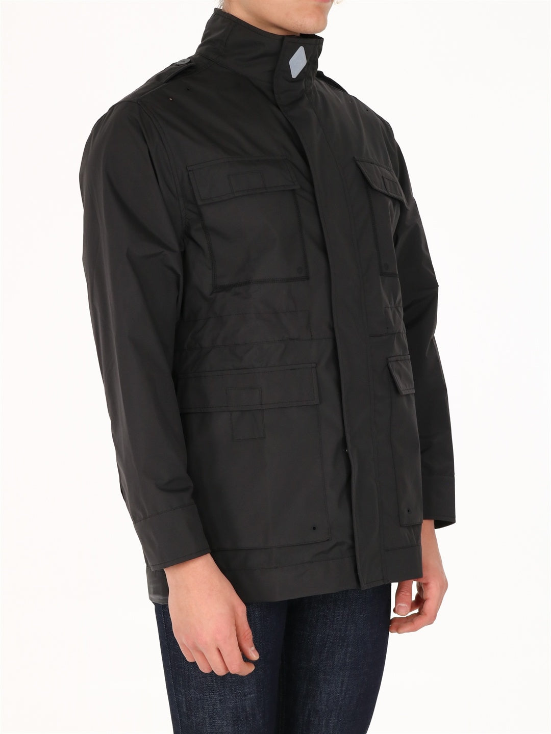 A-COLD-WALL-OUTLET-SALE-Windproof jacket 4 pockets black-ARCHIVIST