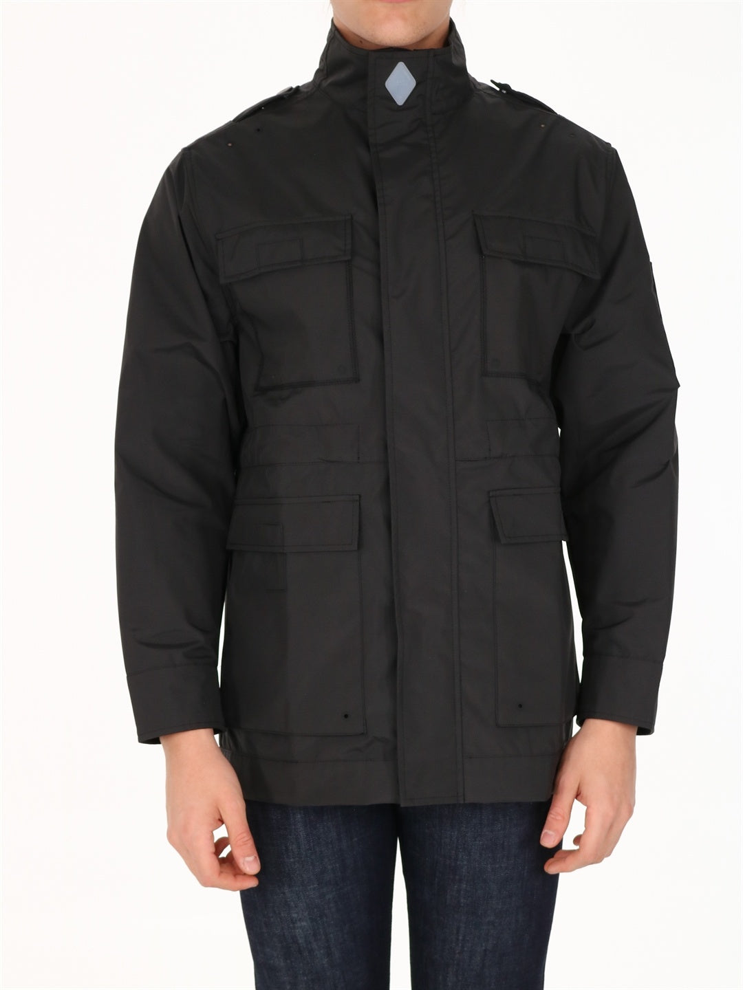 A-COLD-WALL-OUTLET-SALE-Windproof jacket 4 pockets black-ARCHIVIST