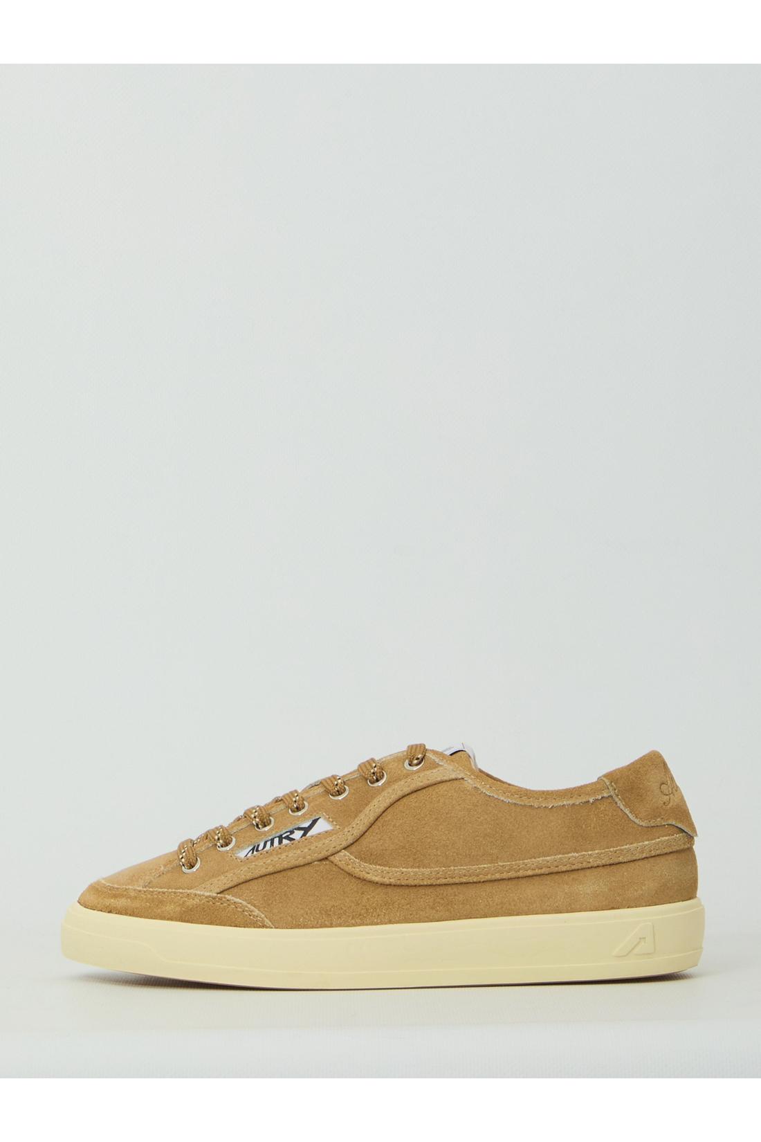 Autry-OUTLET-SALE-Windscape low sneakers in suede foam-ARCHIVIST