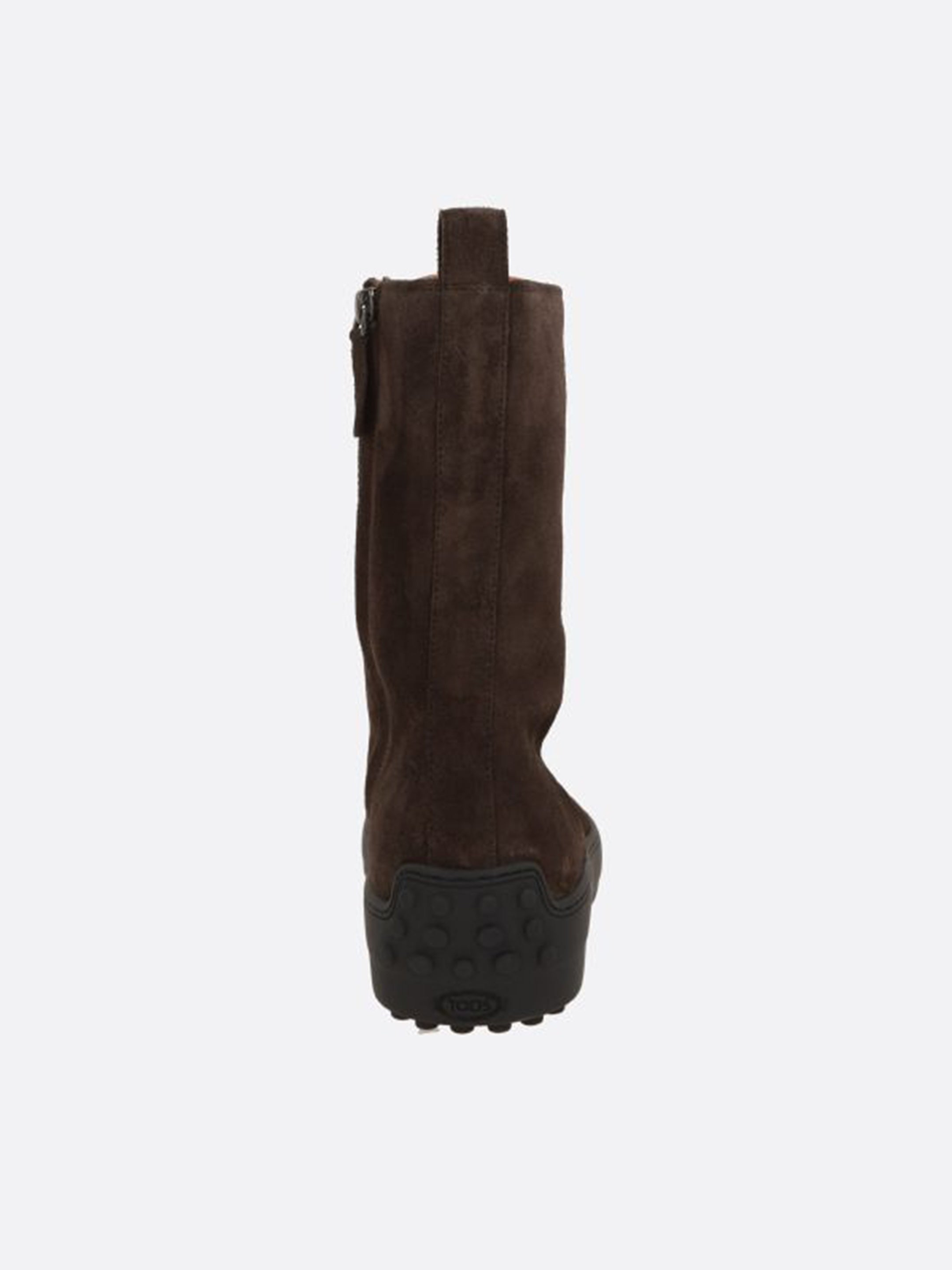 Tod's-OUTLET-SALE-Winter ankle boot with rubber studs in suede leather-ARCHIVIST