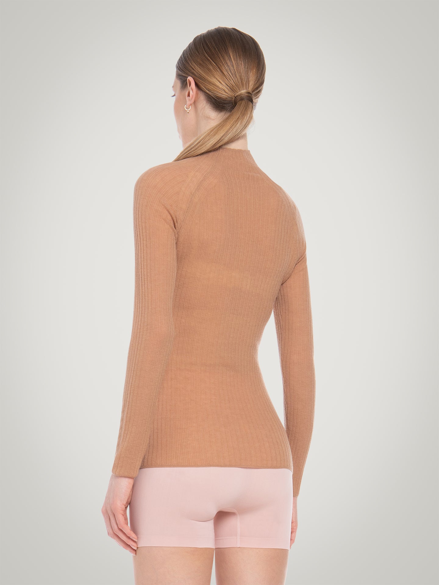 Air Wool Top Long Sleeves-Shirts-Wolford-OUTLET-ARCHIVIST