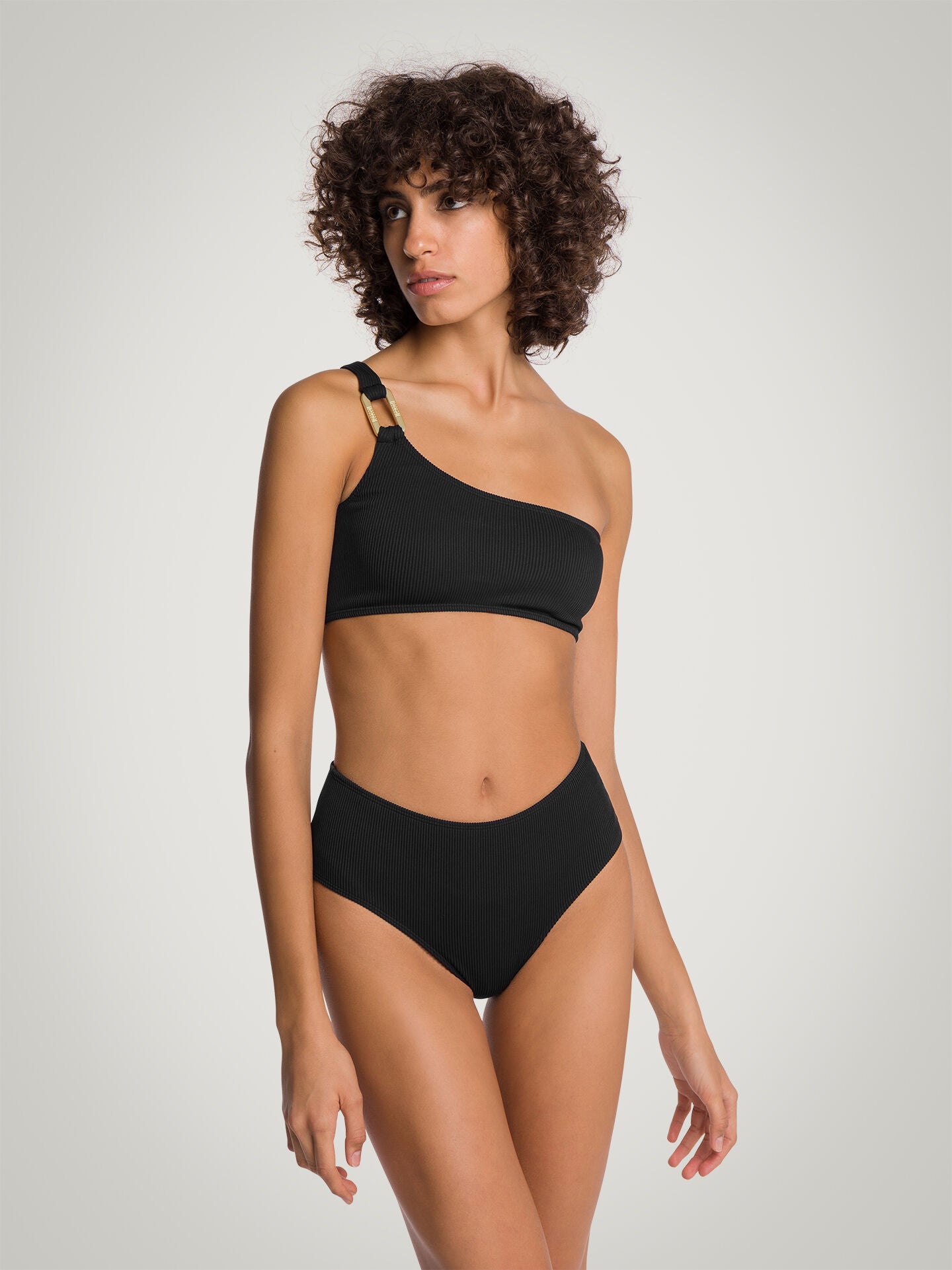 Texture One Shoulder Crop Top-Swimwear-Wolford-OUTLET-ARCHIVIST