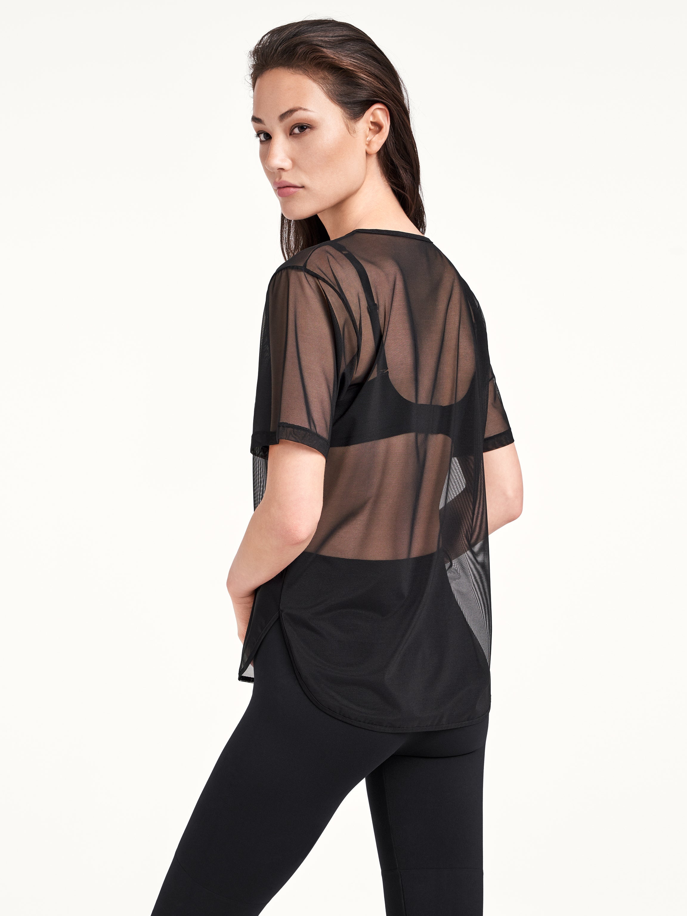 Tulle Shirt-Shirts-Wolford-OUTLET-ARCHIVIST