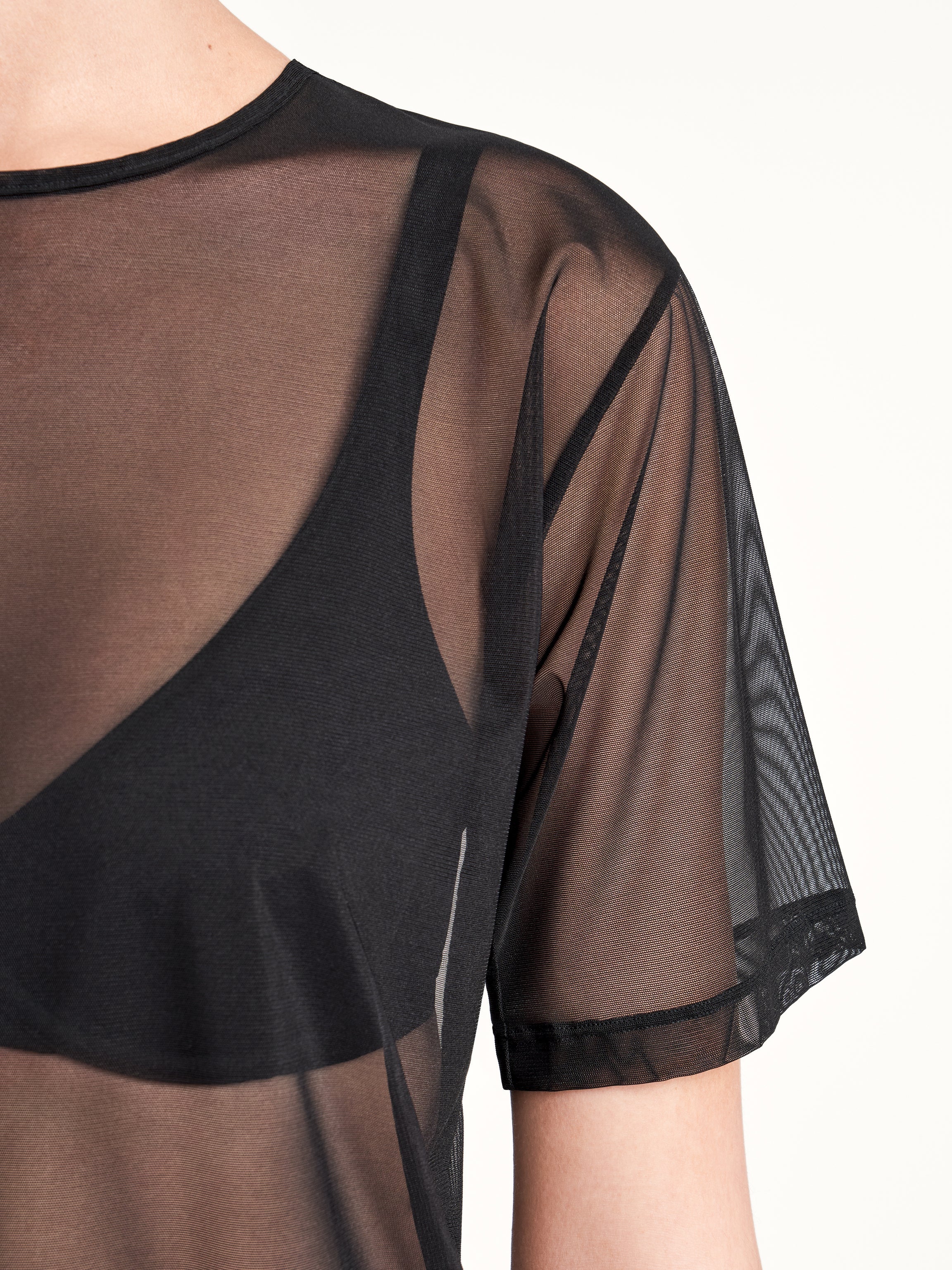 Tulle Shirt-Shirts-Wolford-OUTLET-ARCHIVIST