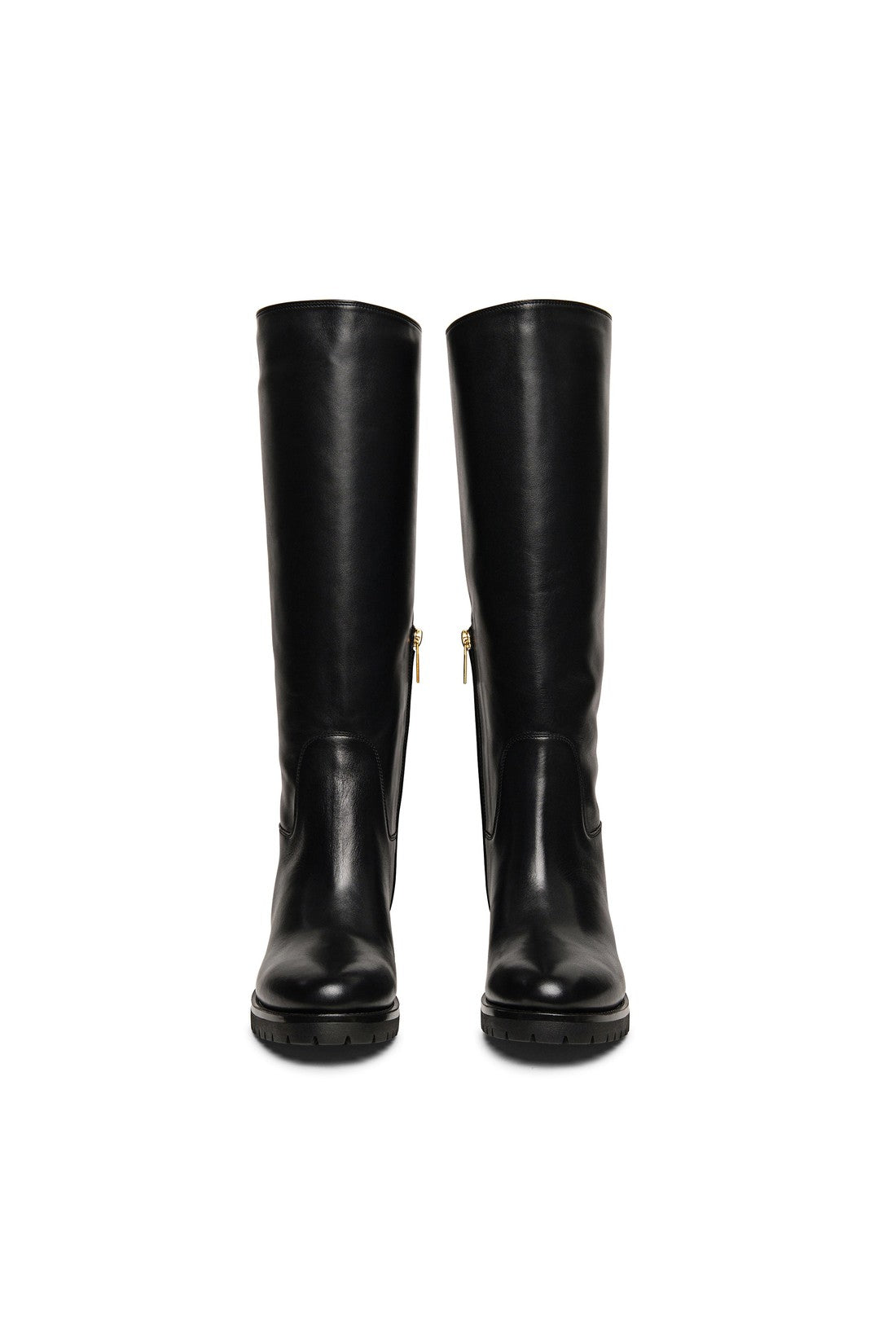 Women’s black leather boot