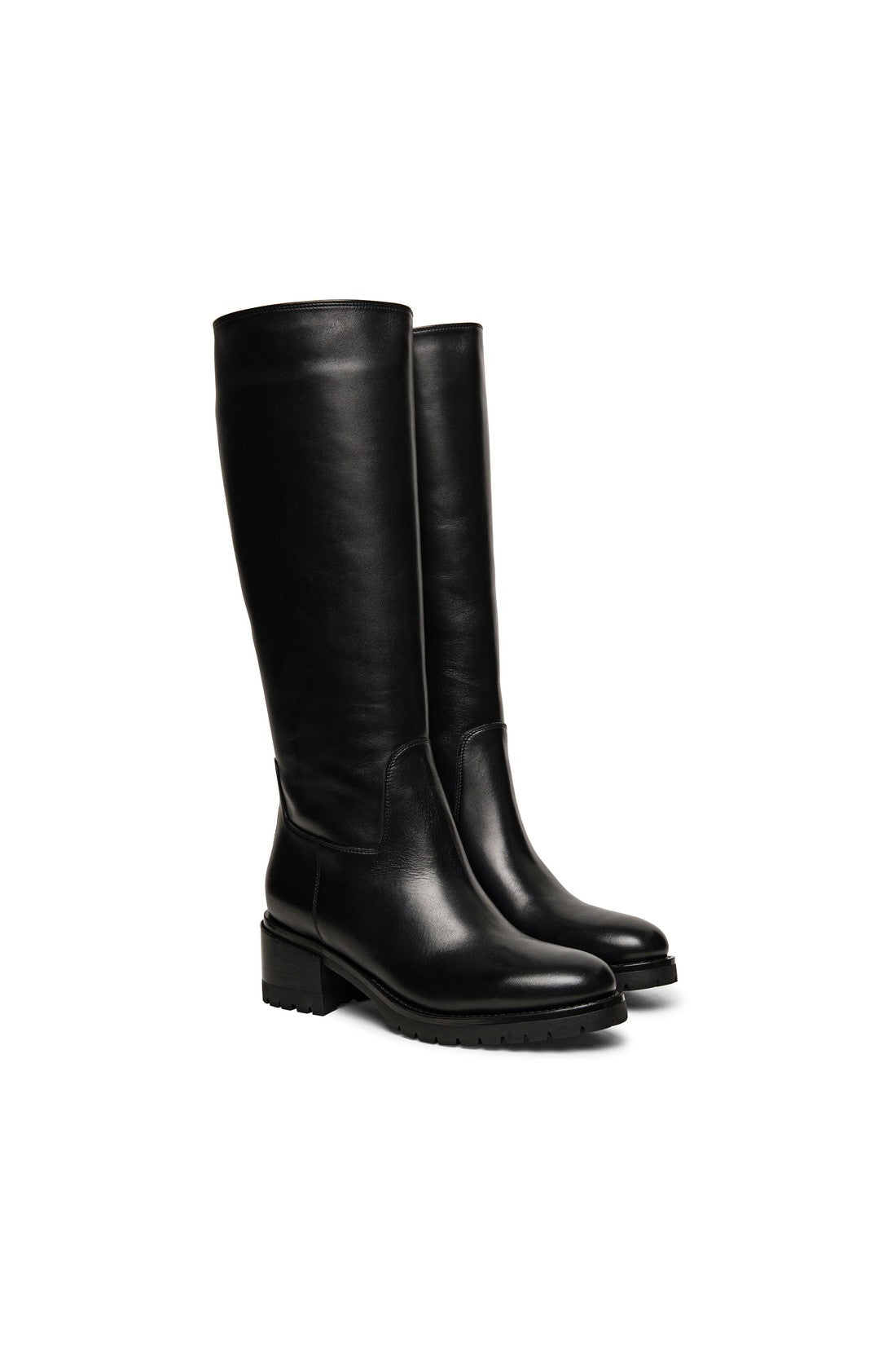 Women’s black leather boot