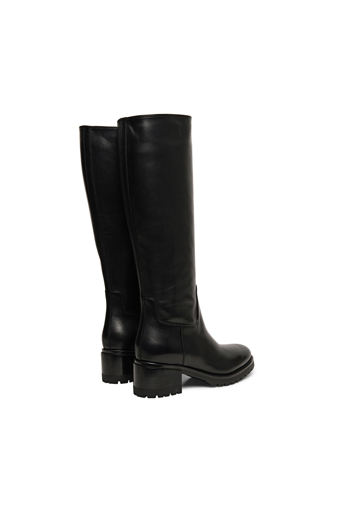 Women’s black leather boot