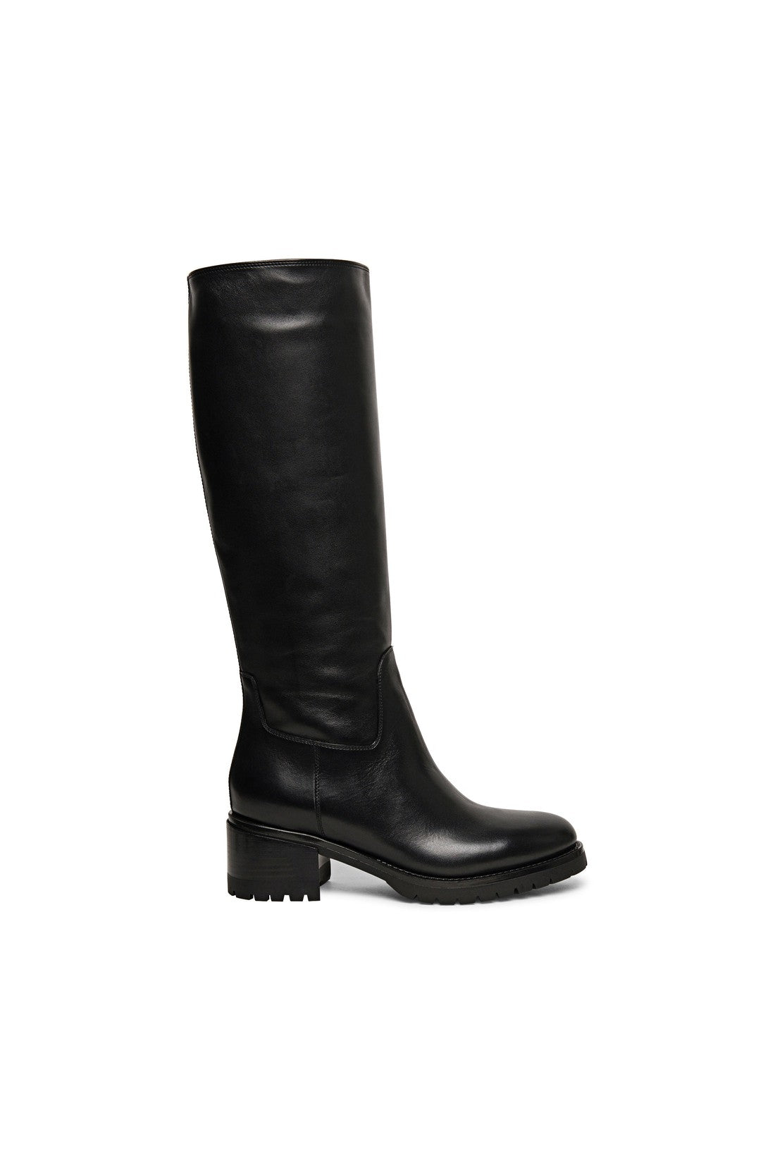 Women’s black leather boot