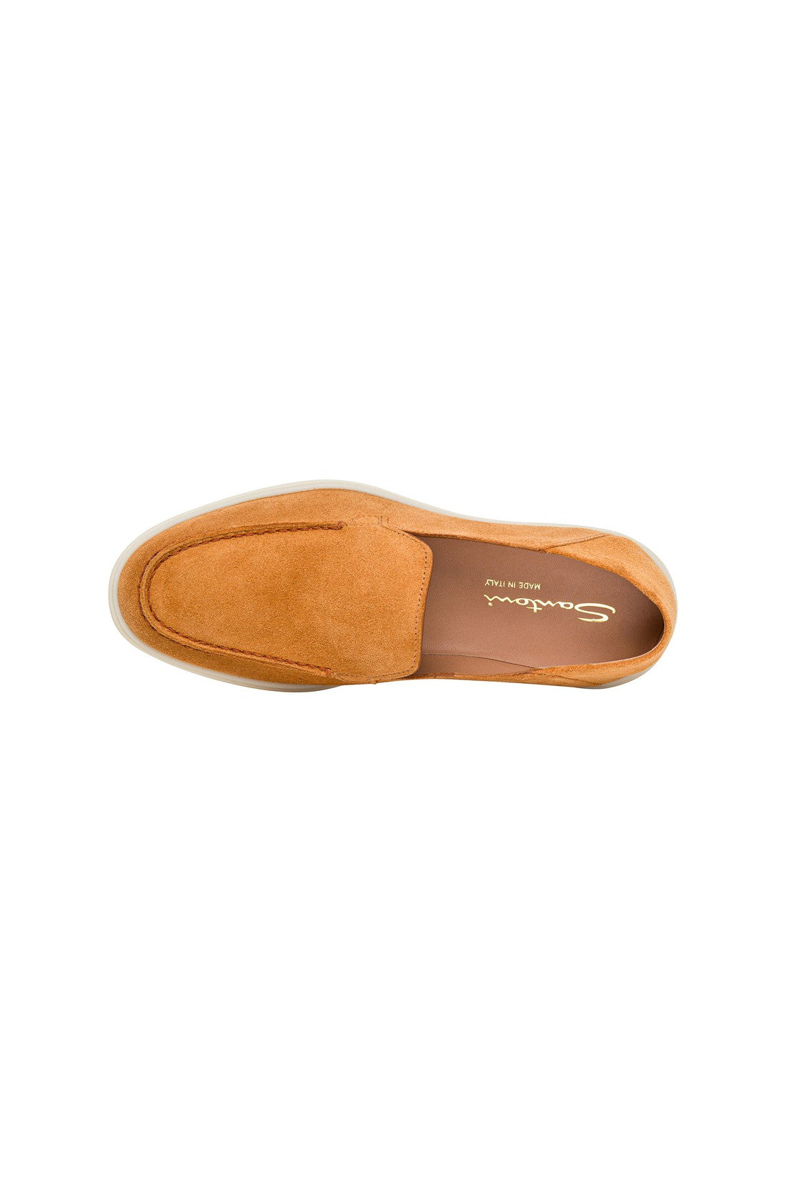 Women’s brown suede loafer