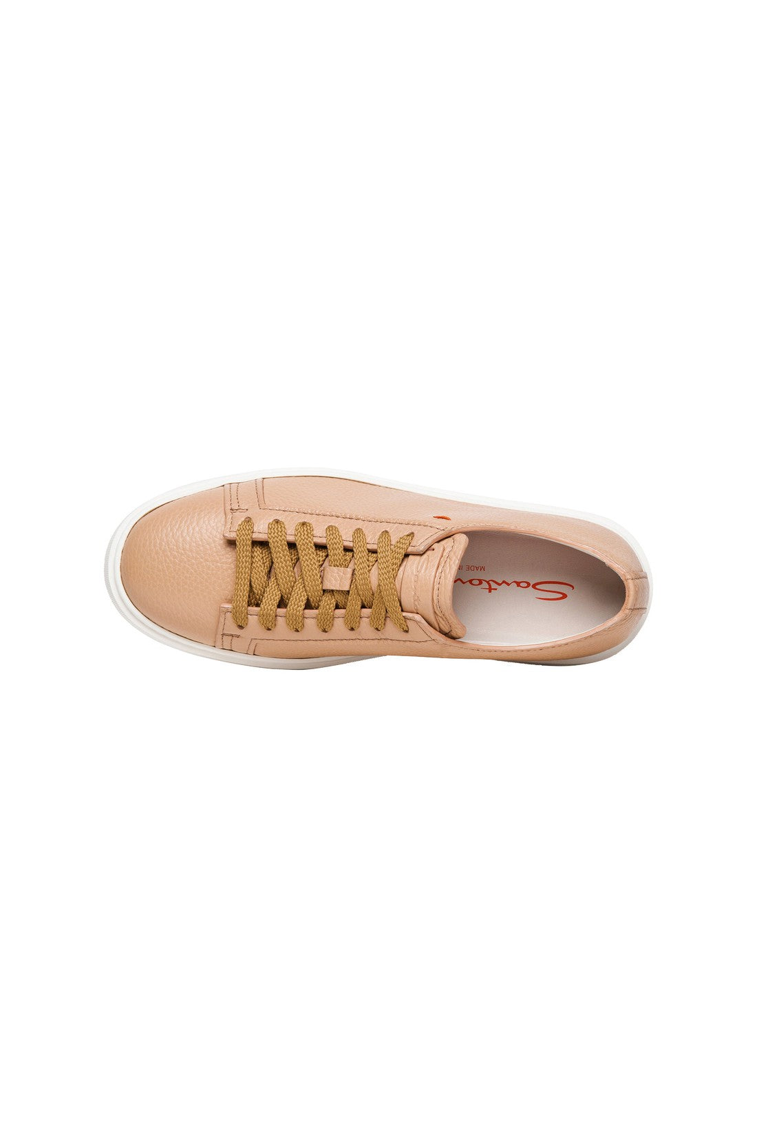 Women’s pink leather sneaker