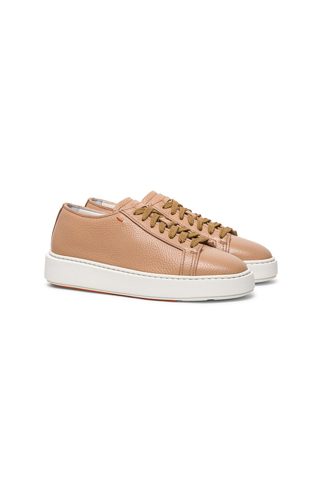 Women’s pink leather sneaker