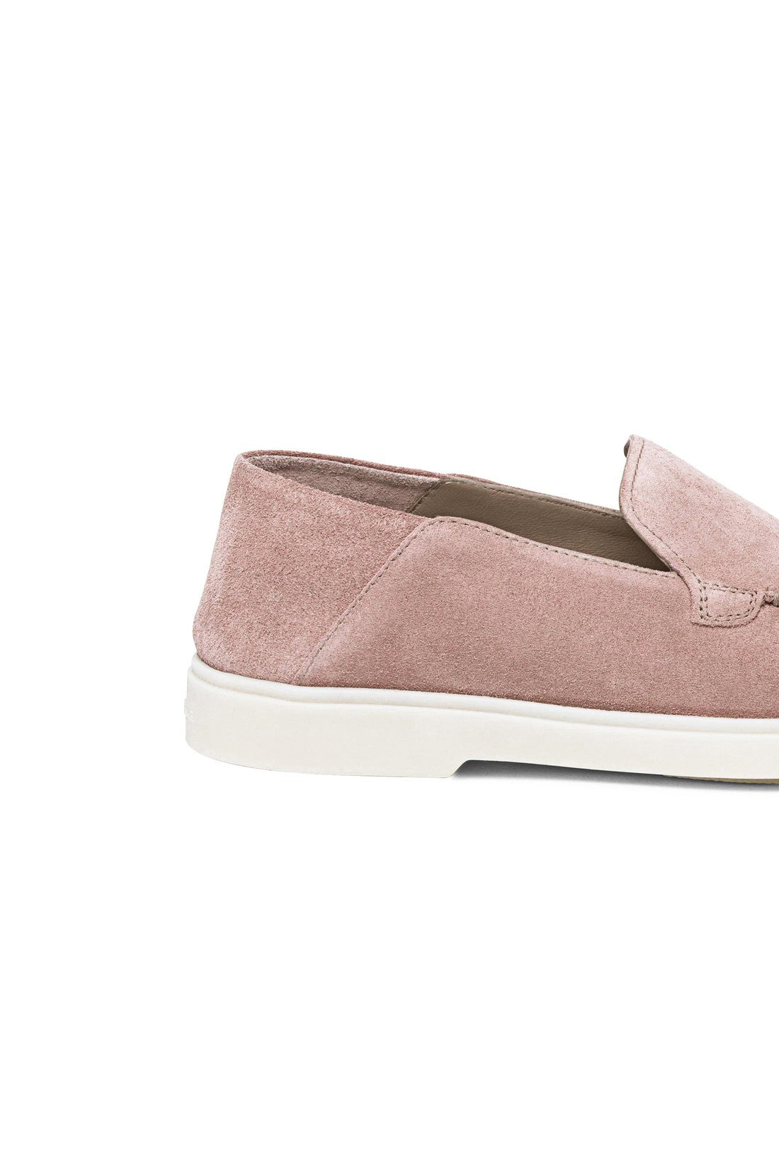 Women’s pink suede loafer