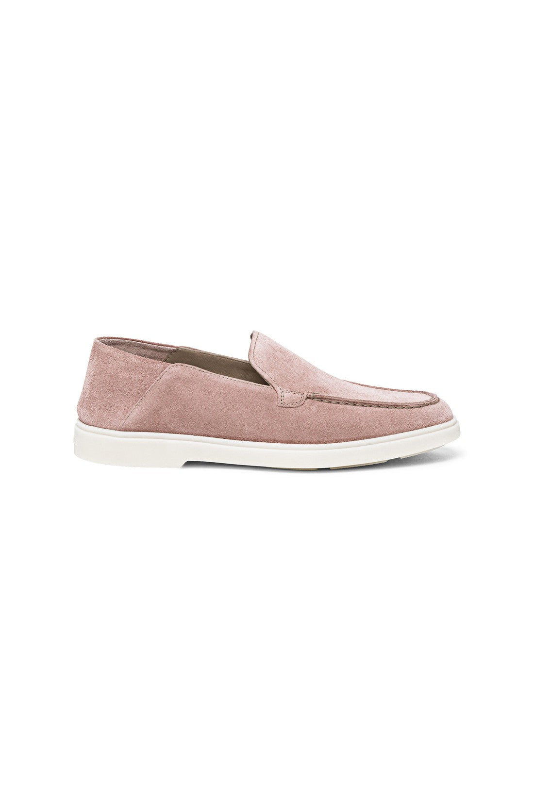 Women’s pink suede loafer