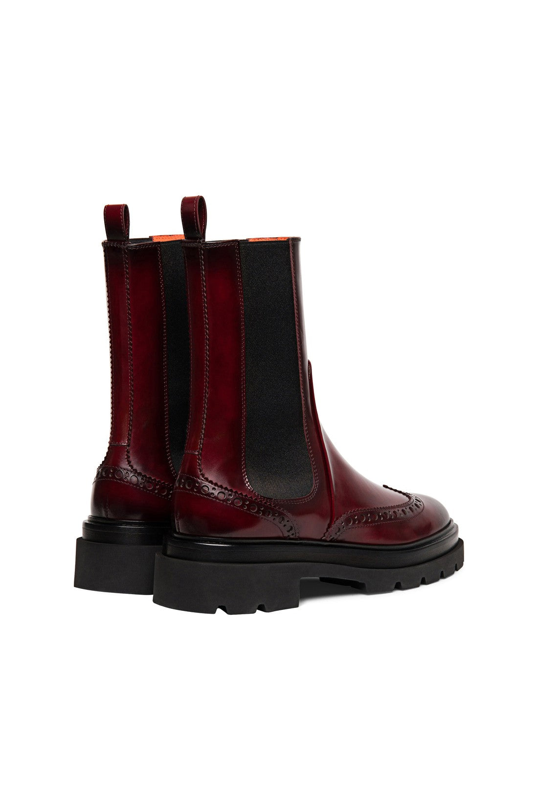 Womens-polished-red-leather-brogue-Chelsea-boot-Stiefel-Stiefeletten-Santoni-ARCHIVE-SALE-OUTLET-Santoni-4.jpg