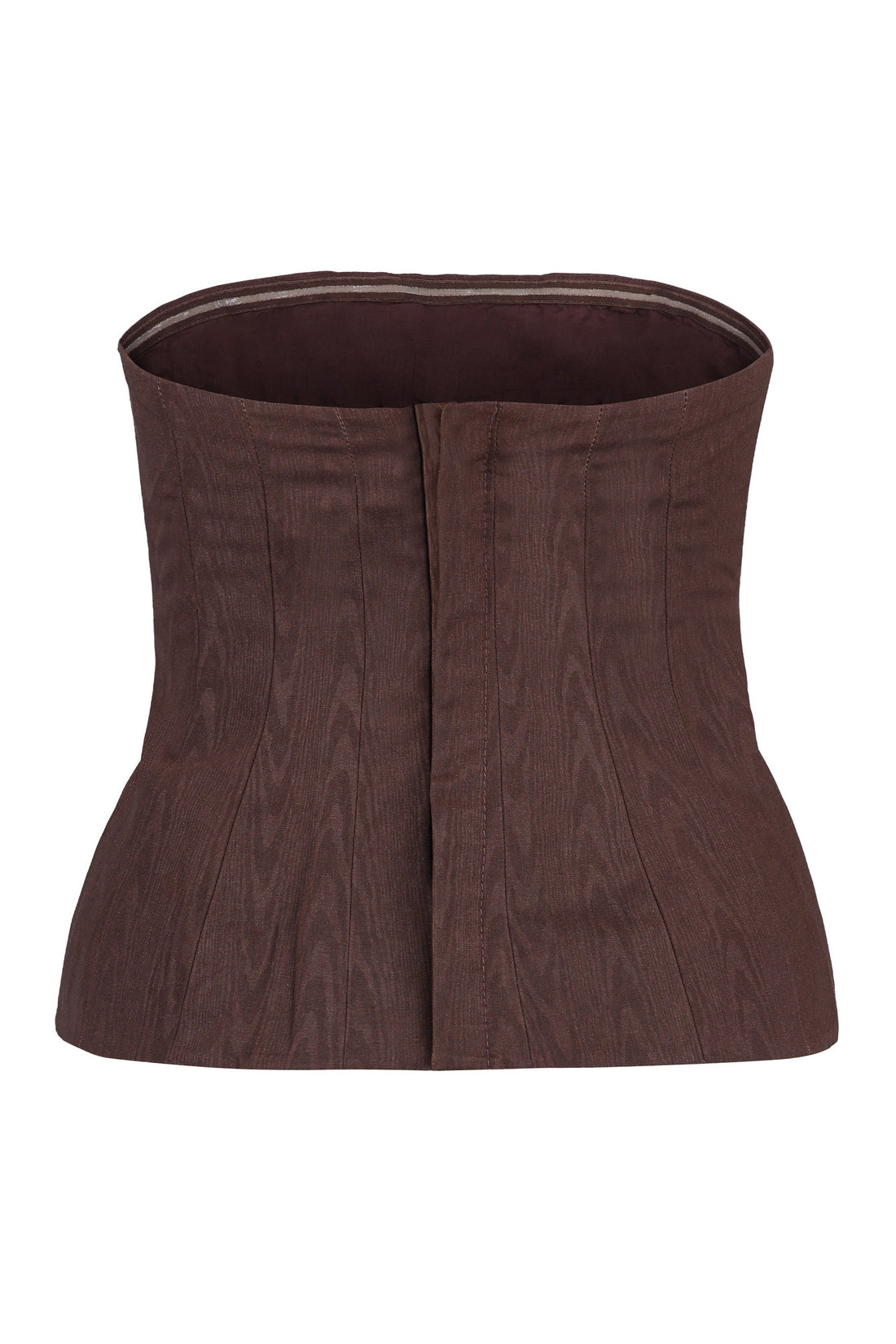 STAUD-OUTLET-SALE-Woodgrain corset top-ARCHIVIST