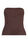 STAUD-OUTLET-SALE-Woodgrain corset top-ARCHIVIST