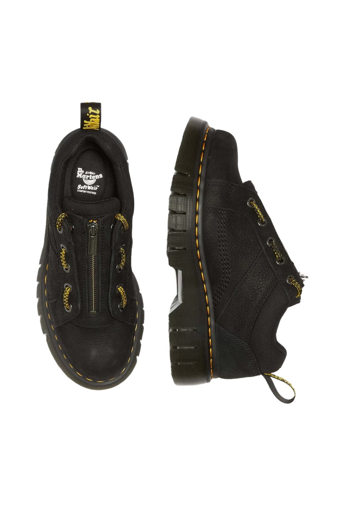 Dr. Martens-OUTLET-SALE-Woodward Hiker Lo Zip 6-Eye Shoes-ARCHIVIST