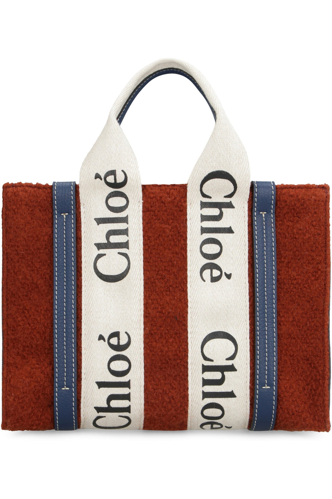 Chloé-OUTLET-SALE-Woody small tote wool-ARCHIVIST