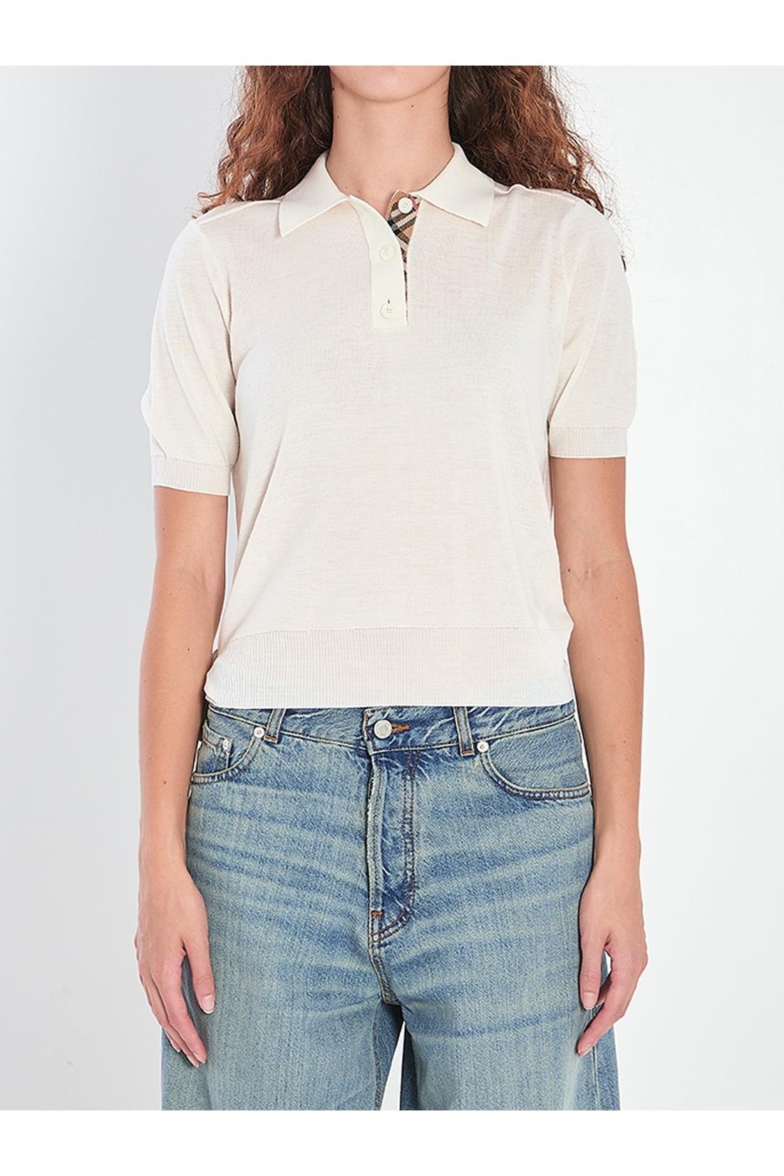 Burberry-OUTLET-SALE-Wool Polo Shirt-ARCHIVIST