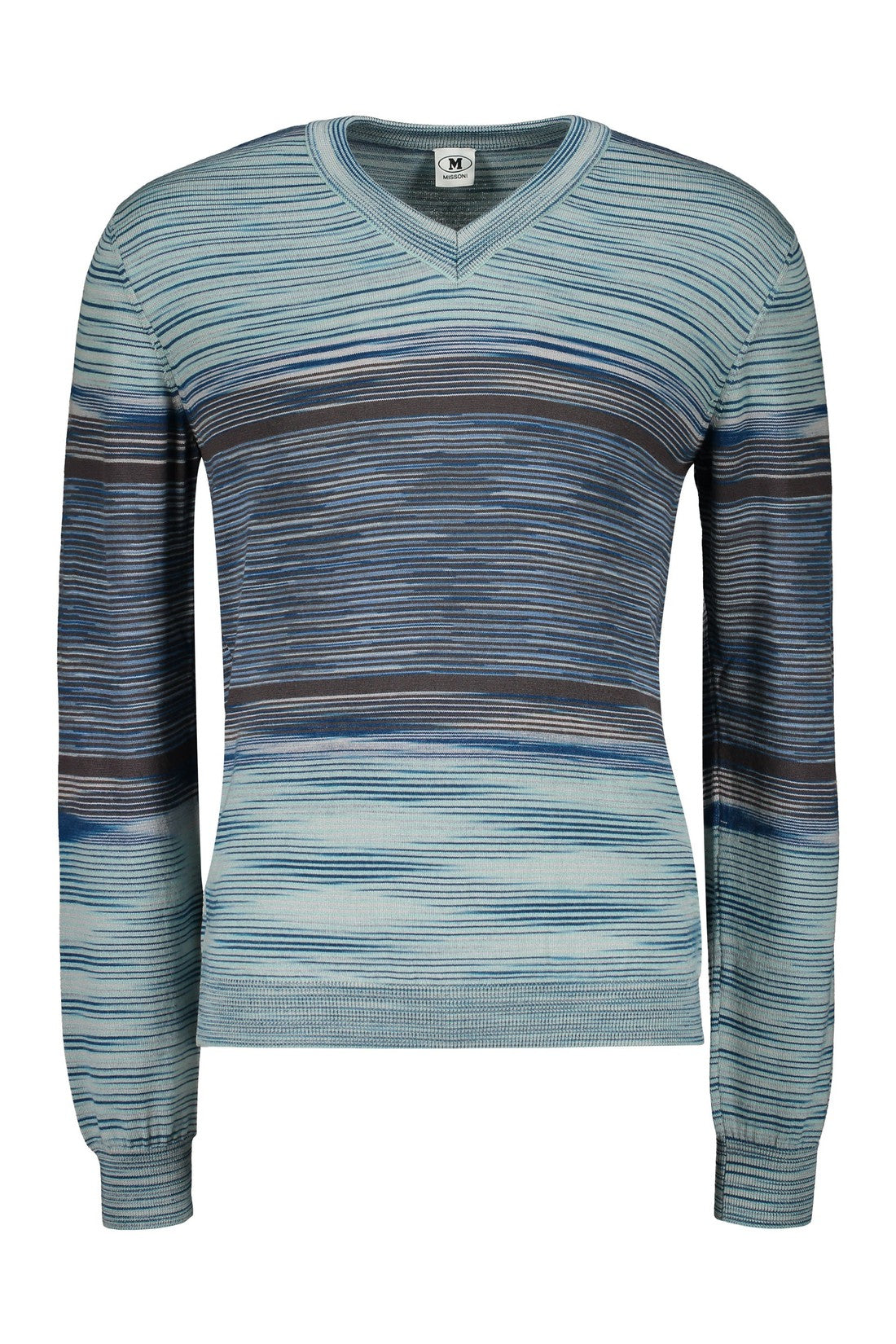 M Missoni-OUTLET-SALE-Wool V-neck sweater-ARCHIVIST