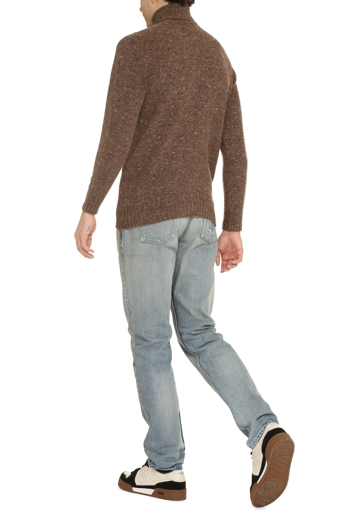 Piralo-OUTLET-SALE-Wool and cachemire turtleneck pullover-ARCHIVIST