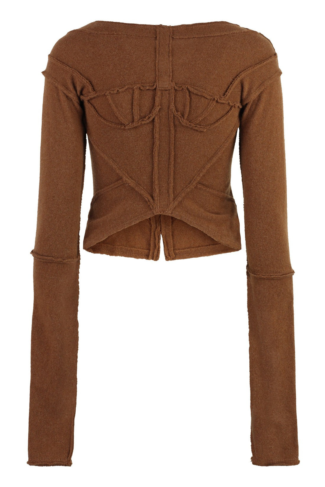 Talia Byre-OUTLET-SALE-Wool and cashmere cardigan-ARCHIVIST