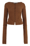 Talia Byre-OUTLET-SALE-Wool and cashmere cardigan-ARCHIVIST