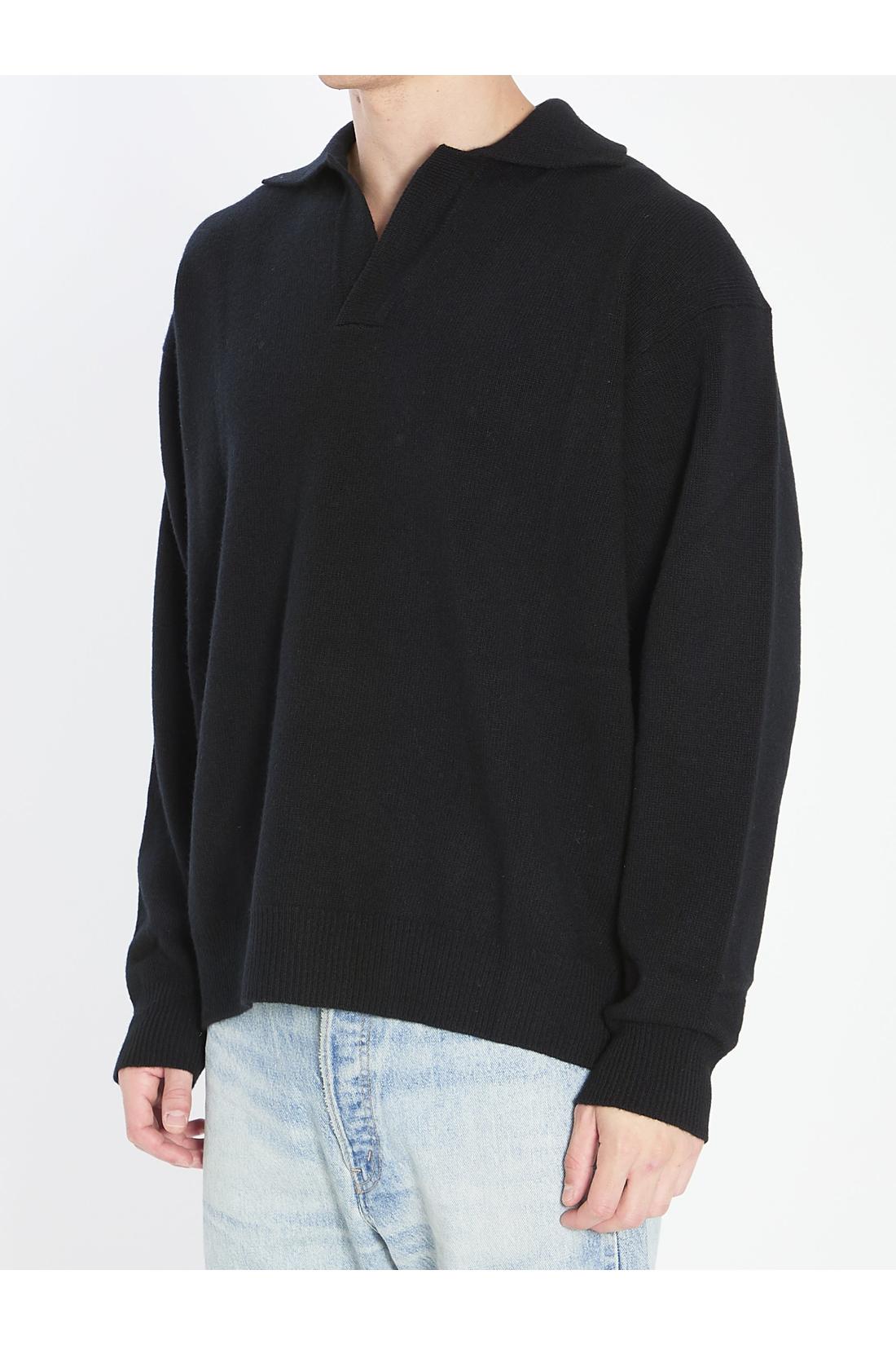 Roberto Collina-OUTLET-SALE-Wool and cashmere over polo-ARCHIVIST