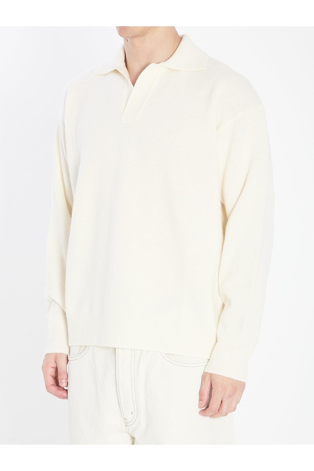 Roberto Collina-OUTLET-SALE-Wool and cashmere over polo-ARCHIVIST