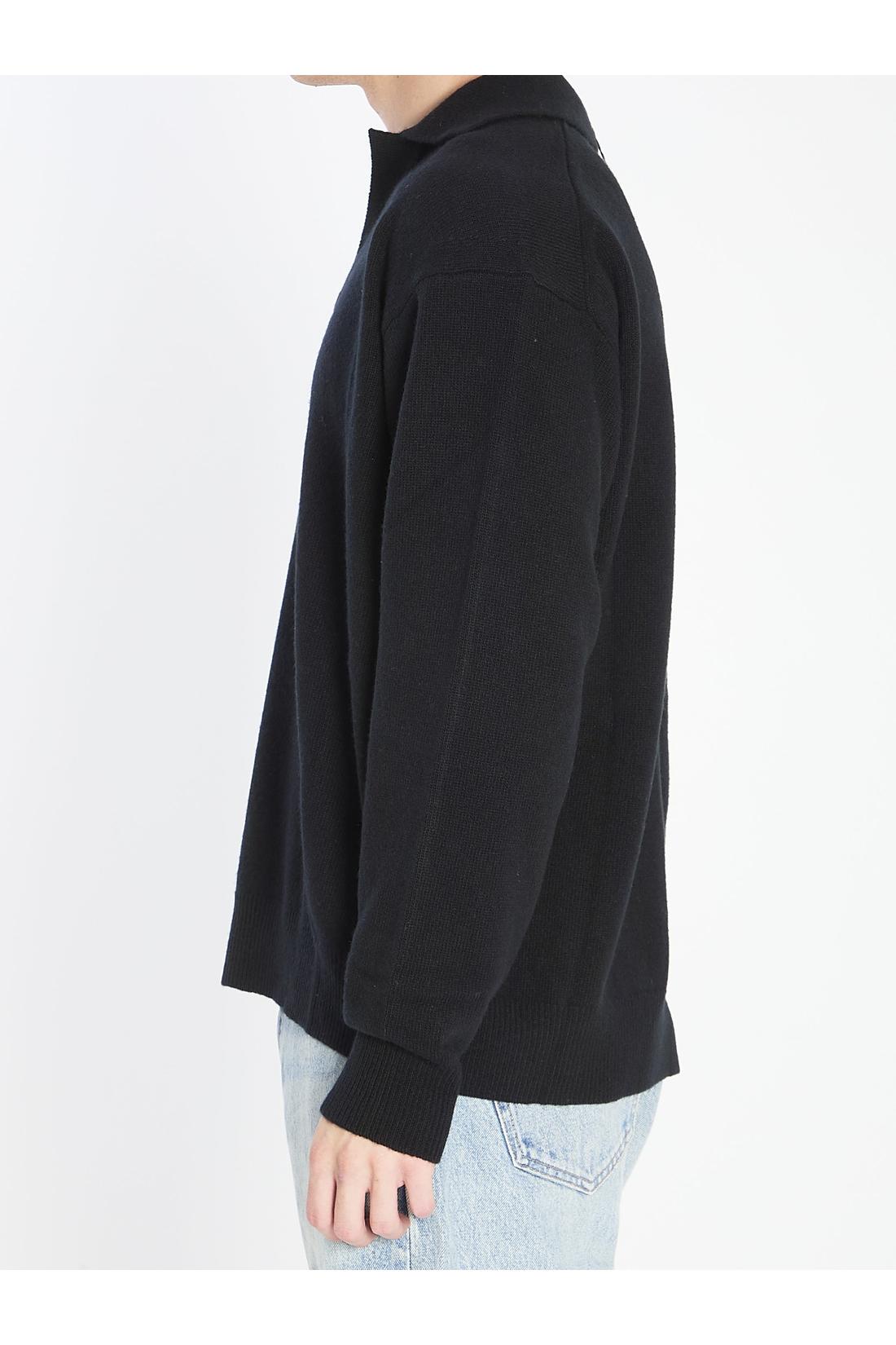 Roberto Collina-OUTLET-SALE-Wool and cashmere over polo-ARCHIVIST